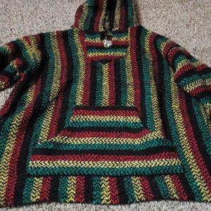 Drug rug hoodie.